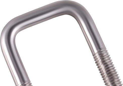 U Bolts 4 Pcs 304 Stainless Steel M6 Round U-Bolt, Inner Width 20 mm, Heavy Duty U Clamp Bolt with Washers and Nuts for Replacement Parts and Accessories for Ski, Fishing Boat or Sail Trailer in Saudi Arabia