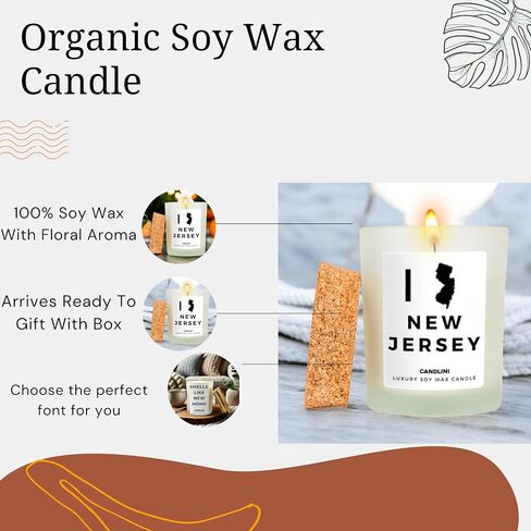 Michigan State Candle | Gift Box Included | 12oz Luxury Candle Soy Wax Vanilla Blend Michigan Gift | Mitten State Gifts | Unique Gift Candles Thinking of YouCabin Vibes, or House Decor in Saudi Arabia