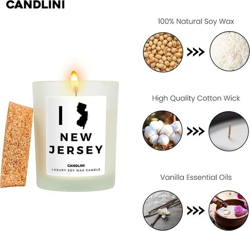 Michigan State Candle | Gift Box Included | 12oz Luxury Candle Soy Wax Vanilla Blend Michigan Gift | Mitten State Gifts | Unique Gift Candles Thinking of YouCabin Vibes, or House Decor in Saudi Arabia