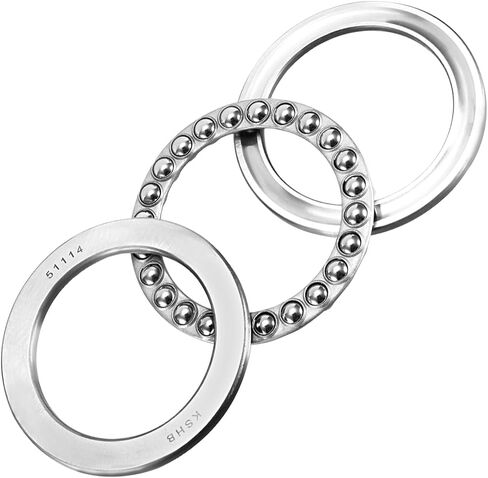 1pcs 51110 Thrust Ball Bearings - [50mm Bore Dia x 70mm OD x 14mm Width] Single Row Roller for Oven Turntable, Rotating Applications, with Cage Assembly in Saudi Arabia