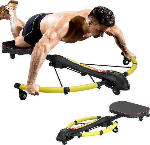 جهاز تدريب AB متعدد الوظائف 4 في 1 من VIVITORY، جهاز تدريب أساسي وبطن، جهاز يعسوب قابل للتعديل، تدريب القوة لكامل الجسم، معدات اللياقة البدنية المنزلية in Kuwait