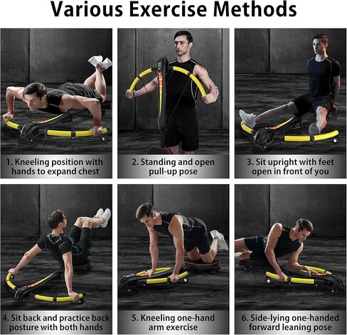 جهاز تدريب AB متعدد الوظائف 4 في 1 من VIVITORY، جهاز تدريب أساسي وبطن، جهاز يعسوب قابل للتعديل، تدريب القوة لكامل الجسم، معدات اللياقة البدنية المنزلية in Kuwait