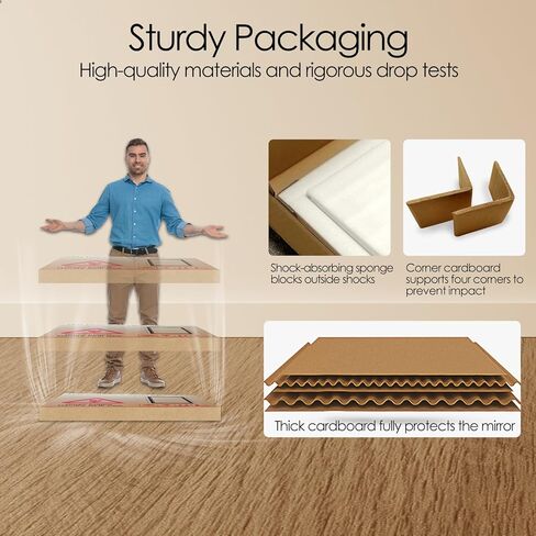 LED Mirror Bathroom Vanity Mirrors, Wall Mounted Anti-Fog LED Makeup Mirror 3000-6000K Adjustable, Memory Dimmable Touch Switch (Vertical & Horizontal) (20x28 inches) in Kuwait