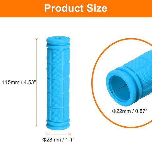 HARFINGTON Bike Handlebar Grips Non-Slip Rubber Mushroom Bicycle Grips Handlebars for Mountain Road MTB BMX Scooter Cruiser Tricycle Wheelchair in Kuwait