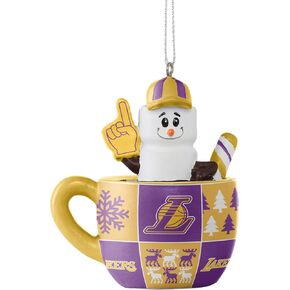 FOCO NBA Unisex-Adult NBA Team Logo Holiday Tree Smores Mug Ornament