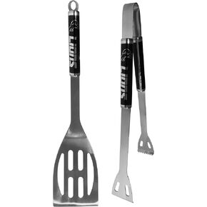 Siskiyou Sports NFL Detroit Lions 2 pc Black BBQ Set, One Size, Black