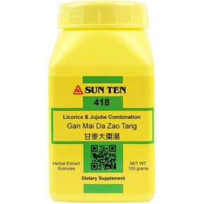 Sun Ten - Licorice & Jujube Combination Granules/Gan Mai Da Zao Tang/甘麥大棗湯