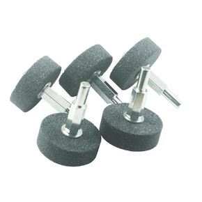 𝐉𝐔𝐍𝐋𝐈𝐗𝐍 5 Pcs 60mm Abrasive Stone Grinding Wheels, 1/4'' Shank Aluminum Oxide Mounted Grinding Wheels for Drill, Grinder, Rotary Tools