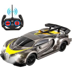 Remote Control Car for Boys 4-7, Hobby RC Cars for Kids, Race Car Toys with Working Lights, Controller, Birthday Gifts for 3 4 5 6 7 Year Old Boys Girls Toddlers