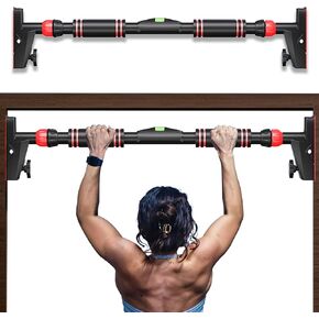 Pull Up Bar for Doorway, Free Standing & Door Workout Equipment Home Gym, No Screw Installation, Adjustable Width
