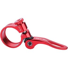 Seatpost Clamp, Aluminum Alloy Quick Release Road Bike Seat Post Clamp 31.8mm (Red) Seatpost Clamp 31.8 Seatpost Clamp 27.2Mm Seatpost Clamp 27.2Mm 27.2 Seatpost Clamp