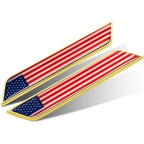 Korean National Flag Emblem Stickers, Patriotic Emblem, Decorative Automotive Decal,2-Piece Set (Korea)