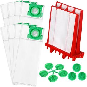 Tondiamo Service Box Compatible with Sebo K Series 6695er Filter Set Compatible with Sebo Vacuum Cleaner Bags Vacuum Cleaners and Comes with 8 Cleaner Dust Bags, 1 Exhaust Filter 6695er