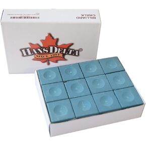 HAN'S DELTA 12-Pieces Pack Billiard Pool Cue Chalk