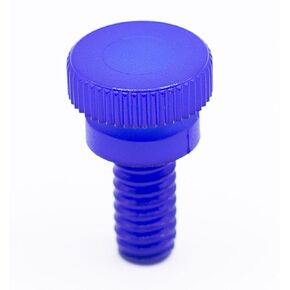 Nylon Thumb Screws, 1/4"-20 x 1/2" Long, Pack of 2 (Black)