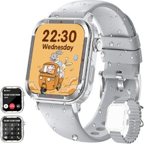 Smart Watches for Men (Answer/Make Call), Fitness Tracker with 123 Sport Modes, Heart Rate Monitor, Spo2, Step Counter, Sleep Tracker, IP68 Waterproof Sports Watch, Fitness Watch for iPhone ＆ Android