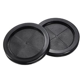 uxcell Rubber Grommet Round Double-Sided Mount Dia 90 mm ID 80 mm for Wire Protection 20pcs