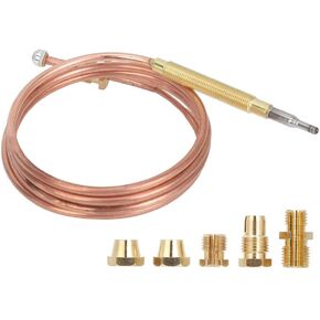 Gas Thermocouple,Gas Stove Universal Thermocouple Fireplace Replacement Kit Adaptors