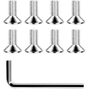Replacement Screws for Delta and Shimano SPD Cleats – Suitable for Spin Bike Clipless Shoes (Clips Not Included)
