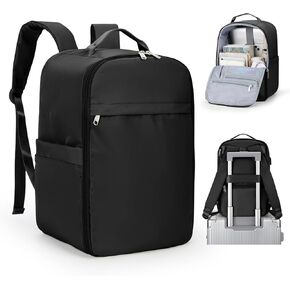 Carry On Travel Backpack Flight Approved, Personal Item Travel Bag For United Airlines, Waterproof Luggage Backpack, Cabin Size Travel Essentials, Gym Sports Hiking Backpack, Beige Brown