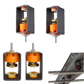 Top Mount Spring Damping Shock Absorber, Ceiling Vibration Isolator Hanger for Studios,KTV Room,Bars
