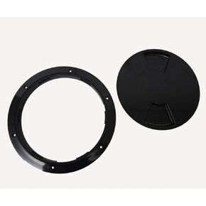 Sea Dog Boat Marine 10' Black Quarter-Turn Removeable Deck Plate Black 336185