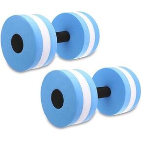 Aquatic Dumbbell Set, EVA Foam Pool Weights Dumbbells Water Fitness Equipment for Water Aerobics Weight Loss