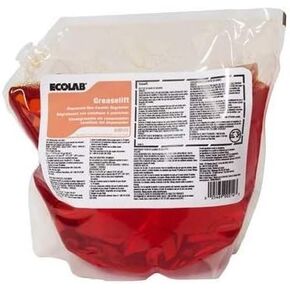 Ecolab 6100155 GREASELIFT Dispensed Non-Caustic Degreaser 2 Liter Bladder/Bag - One (1) Unit Per Order