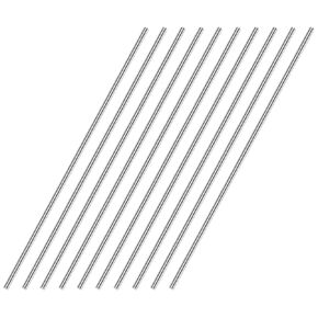 uxcell 1.5mm x 300mm 304 Stainless Steel Solid Round Rod for DIY Craft - 12pcs