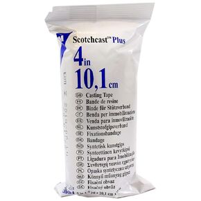 3m 82004 ScotchCast Plus Casting Tape 4" x 4 Yards - White - 1 Roll