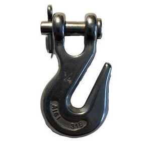 US STAINLESS Stainless Steel 316 Grab Hook Clevis End 1/4" Marine Grade