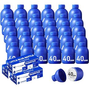 (30 زجاجة) بروبيوتيك 40 مليار CFU، 30 بروبيوتيك معارك، بروبيوتيك زجاجة زرقاء صغيرة للنساء والرجال لصحة الجهاز الهضمي in Kuwait