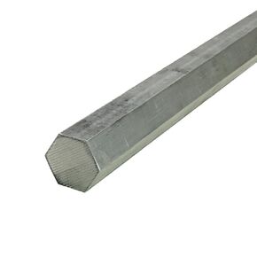 6061 Hex USA Aluminum Solid Bar - 1" Extruded Lathe Stock, 13" Length, US Material
