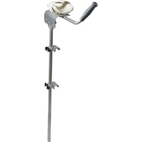 MABIS Walker Platform Attachment With Adjustable Padded Cuff, No Tools Needed, Attaches to Most Walkers, FSA and HSA Eligible, Made of Lightweight Aluminum, Silver