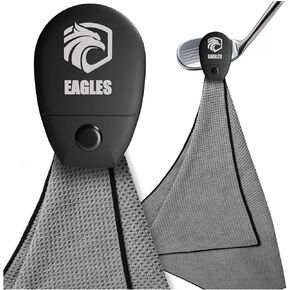Magnetic Golf Towel premium Microfiber with Deep Waffle Texture and strong Industrial Magnet for Secure Hold on Golf Carts or Clubs Yoga Running Gym Workout Camping Fitness Workout tennis badminton