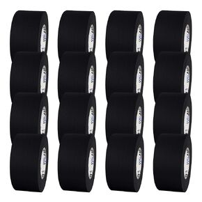 3" Pro Gaff Gaffers Tape 55 yards length black matte. Premium Heavy-Duty Gaffers Tape trusted by professional Gaffers. Made in the USA. Holds Tight, Easy to remove. (Pack of 16)