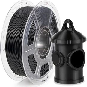 iSANMATE ASA Filament 1.75mm Black 1KG, UV & Weather Resistant 3D Printer Filament Perfect for Outdoor Functional Parts, Dimensional Accuracy +/- 0.02mm, 1kg Spool (2.2lbs)