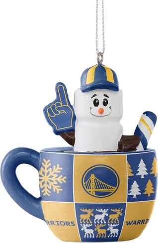 FOCO NBA Unisex-Adult NBA Team Logo Holiday Tree Smores Mug Ornament in Saudi Arabia