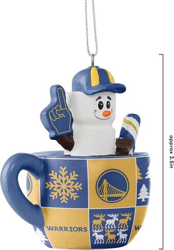 FOCO NBA Unisex-Adult NBA Team Logo Holiday Tree Smores Mug Ornament in Saudi Arabia