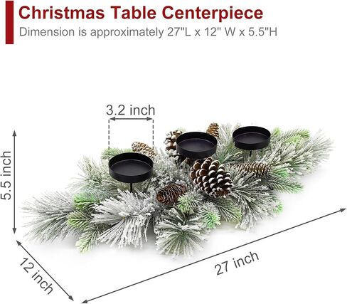 Fall Table Centerpiece with 3 Harvest Pumpkins, Lighted with Timer for Thanksgiving Table Decorations Centerpieces, Autumn Home Decor Battery Operated, 28 Inches in Saudi Arabia