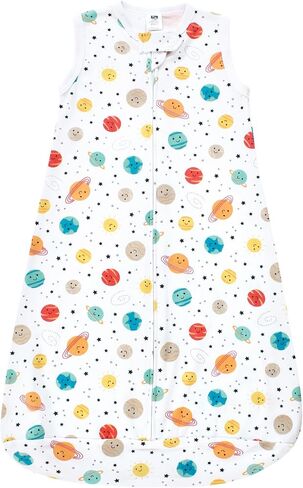 Hudson Baby Unisex Baby Cotton Wearable Sleeping Bag, Sack, Blanket, Boy Dino World Long Sleeve, 0-3 Months in Saudi Arabia