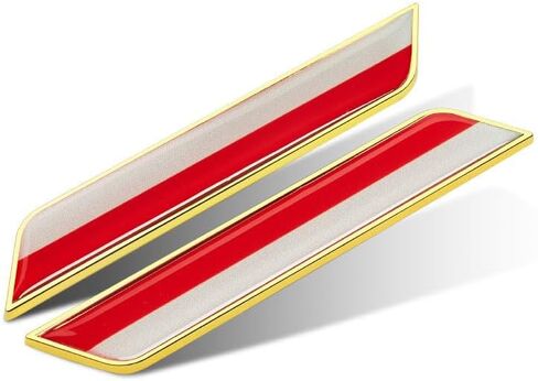 Korean National Flag Emblem Stickers, Patriotic Emblem, Decorative Automotive Decal,2-Piece Set (Korea) in Saudi Arabia