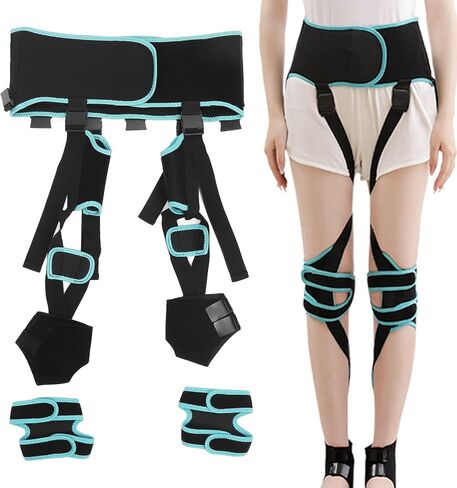 Leg Correction Belt, Polyurethane Leg Corrector Strap, High Elasticity Straighten Beauty O X Type Leg Correction Bandage for Adults(M) in Saudi Arabia