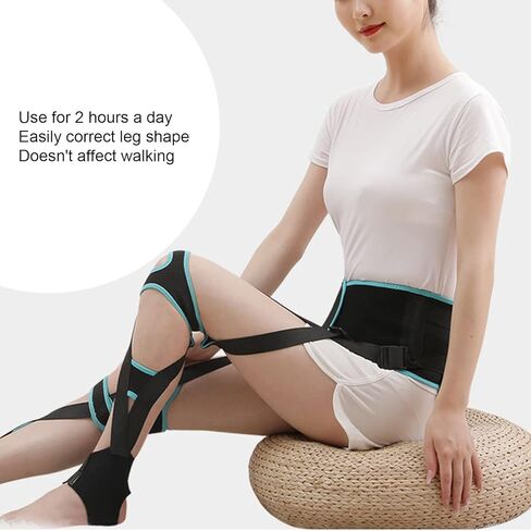 Leg Correction Belt, Polyurethane Leg Corrector Strap, High Elasticity Straighten Beauty O X Type Leg Correction Bandage for Adults(M) in Saudi Arabia