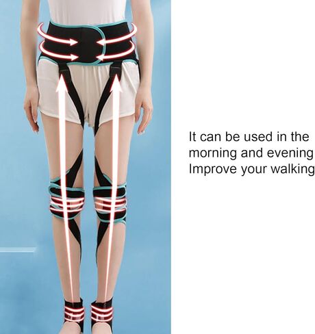 Leg Correction Belt, Polyurethane Leg Corrector Strap, High Elasticity Straighten Beauty O X Type Leg Correction Bandage for Adults(M) in Saudi Arabia