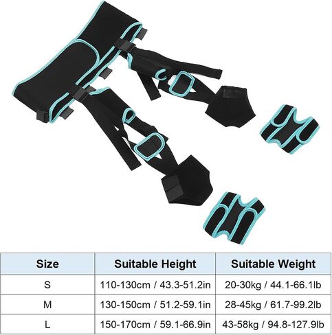 Leg Correction Belt, Polyurethane Leg Corrector Strap, High Elasticity Straighten Beauty O X Type Leg Correction Bandage for Adults(M) in Saudi Arabia