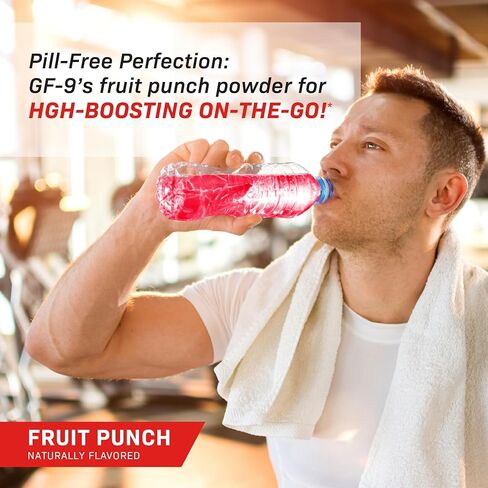 Novex Biotech GF-9 - مكمل تعزيز هرمون النمو للرجال - مجمع التمارين للرجال - دعم الطاقة والقدرة على التحمل والنوم، 120 قيراط (كمية تكفي لمدة 30 يومًا) in Kuwait