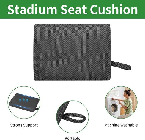 Stadium Seat Cushion,Portable and Extra Thick Bleacher Seats Cushion for Any Outdoor Events in Saudi Arabia