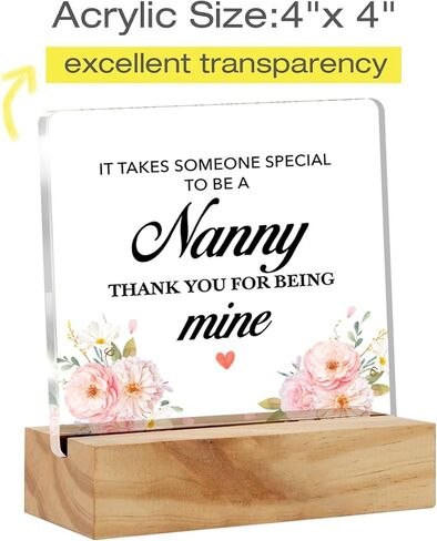 Mother in Law Gifts From Daughter in Law, Gifts for Mother in Law Birthday Christmas Mother's Day, Mother in Law Clear Acrylic Sign Presents in Kuwait