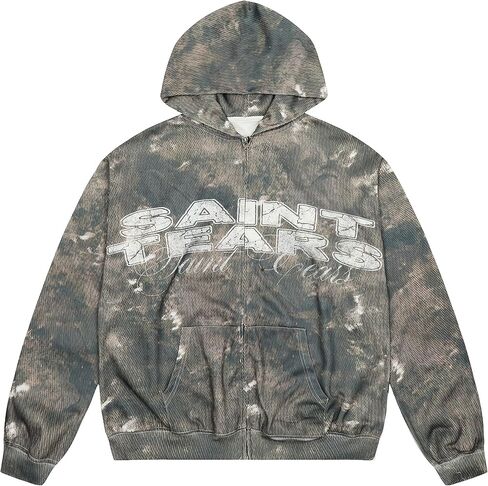 WWCD Hip Hop Earth First Coat Full Zip Jacket Graphic Printing Jacket Coat Men's Heavyweight Coat in Saudi Arabia